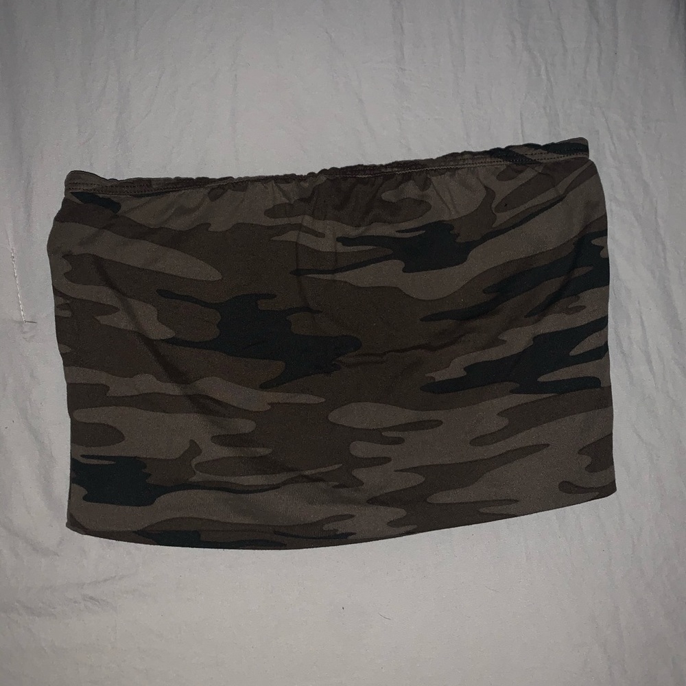 Camo tube top